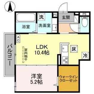 Vrai Soleil【1階】の間取り