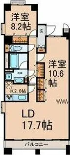 センチュリー富士見【11階】の間取り