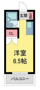 エスケーハイツ【2階】の間取り
