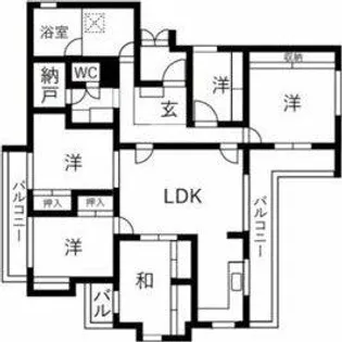三旺マンション瑞穂【2階】の間取り
