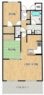 エスリード姫路【11階】の間取り