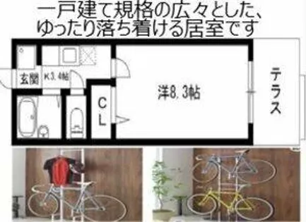 スプリングコート【1階】の間取り