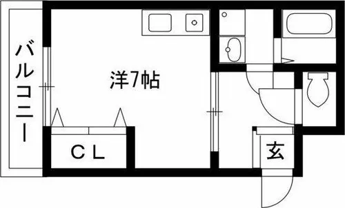 ARK中村公園南【3階】の間取り