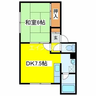ラ・ホーレ19【C-1号室】の間取り
