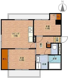 ロイヤルホーク【4階】の間取り