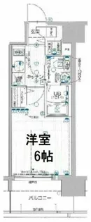 エスリード京橋桜ノ宮公園【2階】の間取り