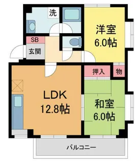 ラピーヌII【3階】の間取り
