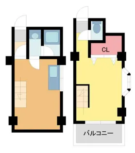 1DKの間取り画像