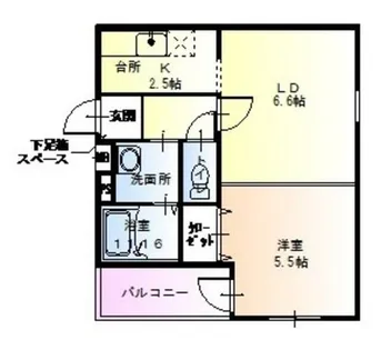 大阪府吹田市山手町3丁目【アパート】の間取り
