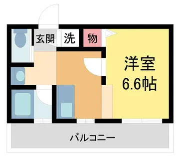 ONLYONE GLORY花屋敷【2階】の間取り