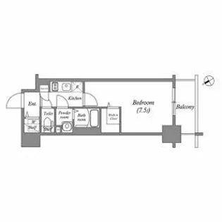 エスリード新栄プライム【4階】の間取り