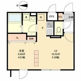 Branche覚王山Ⅱ【4階】の間取り