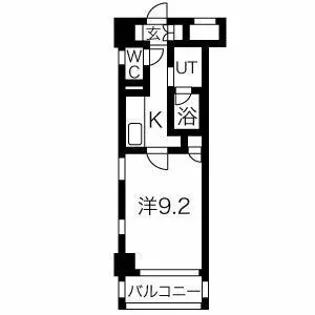 スタジオスクエア大須【4階】の間取り