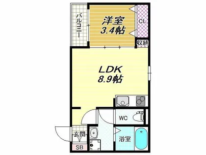 F+style藤井寺西古室【2階】の間取り