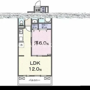 ポムドパン北花田【3階】の間取り