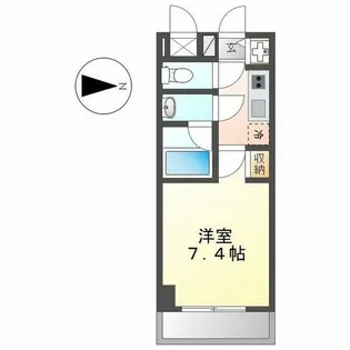 カーサビアンカ黒川【505号室】の間取り