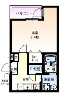 大阪府大阪市西淀川区野里1丁目【アパート】の間取り