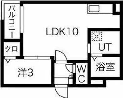 Jack kasaderaⅠ【3階】の間取り