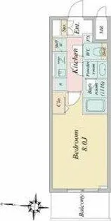 BPRレジデンス丸の内(旧ラグゼナ丸の内)【3階】の間取り