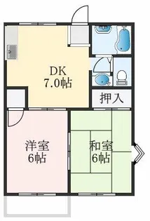 ウィンベル・ハイツ【1階】の間取り