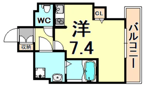 ONLYONE伊丹中央【3階】の間取り