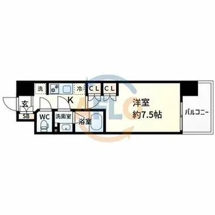コンフォリア・リヴ新大阪Q【12階】の間取り