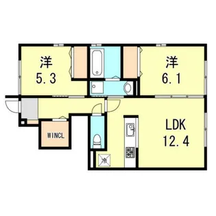 ルミアス【1階】の間取り
