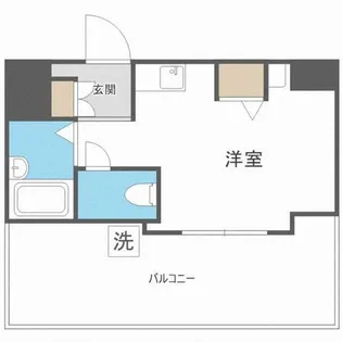 ルミエール四ツ橋【8階】の間取り