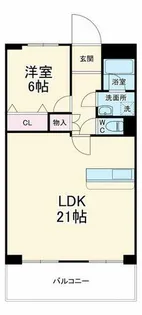 ヴィラ桃山台【2階】の間取り