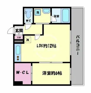 グレイス阿倍野松崎【6階】の間取り