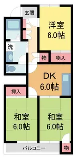 甲子園口サライ【203号室】の間取り
