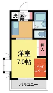 コートアゼリア【2階】の間取り