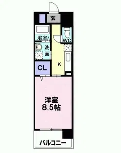 リヴ・フィ-ルド・京美【4階】の間取り