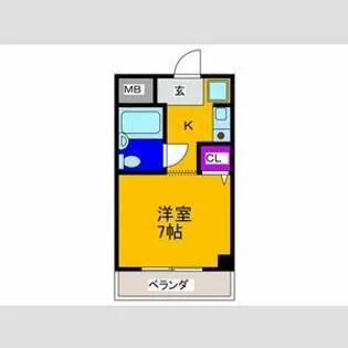 サンヒルズ和泉【3階】の間取り