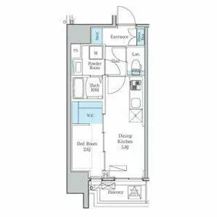 デュオフラッツ鶴舞【5階】の間取り