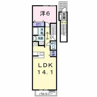 ベル ソレイユ【2階】の間取り