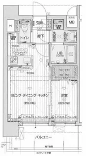 レオンコンフォート玉造【6階】の間取り