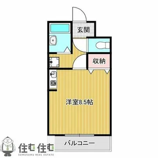 スパークルムライ【1階】の間取り
