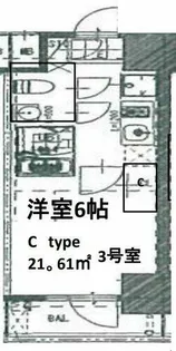 エスリードレジデンス大阪福島フロント【12階】の間取り