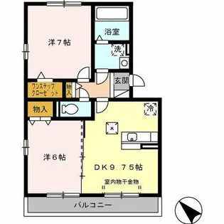 スタースレイプ【1階】の間取り