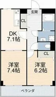 SOLE城山【1階】の間取り