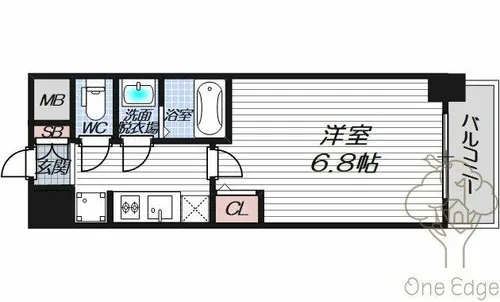 CASA REGULUS新大阪北【11階】の間取り