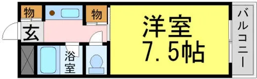 エトールIII【205号室】の間取り