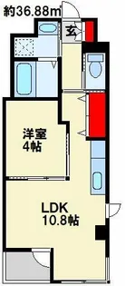 Espoir【101号室】の間取り