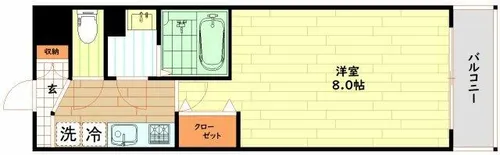 Luxe海老江Ⅱ【2階】の間取り