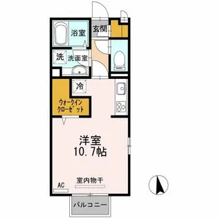 エントラール A【2階】の間取り