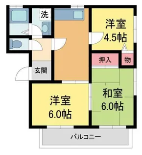シェトア南【1階】の間取り