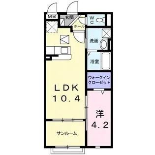 エム・ヴィレッジ1【1階】の間取り