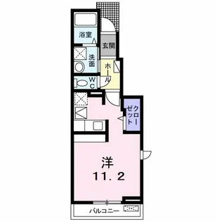 アライブC 2【1階】の間取り