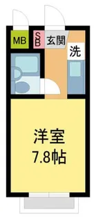ライフイン芦屋壱番館【2階】の間取り
